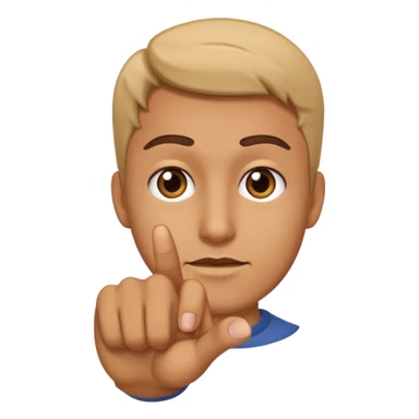 finger pointing at me sticker