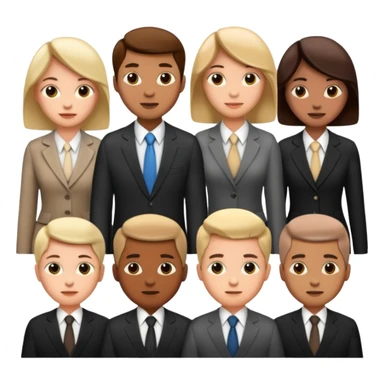 insurer team 3d render sticker