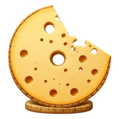 Cheese wheel italian  sticker