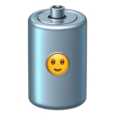 realistic small battery sticker