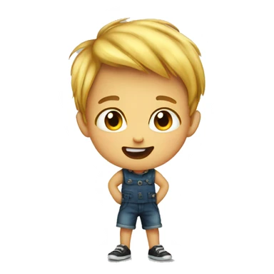 Kid being naughty sticker