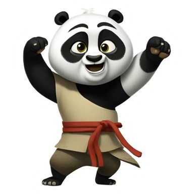 kung fu panda sticker