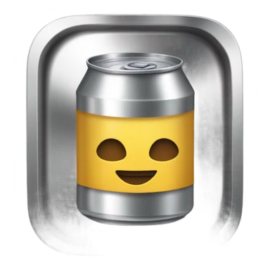 lata de metal con alcohol solido sticker