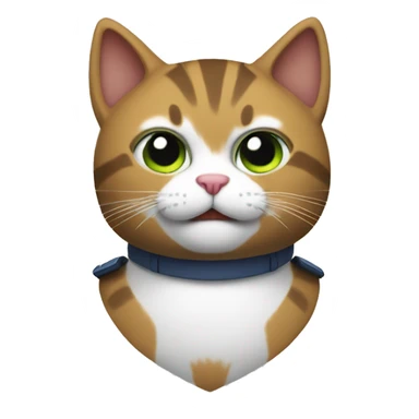 crime fighting cat sticker