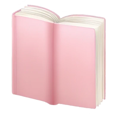 Pastel pink book sticker