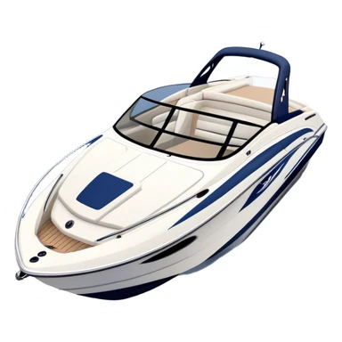 Speedboat - Bayliner 185 Bowrider (Model Year: 2020) (Iconic colour: White with navy blue accents) sticker