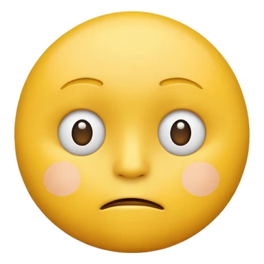 a mewing thinking emoji sticker