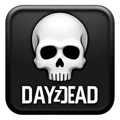 THE dayz logo saying “You Are Dead”  sticker