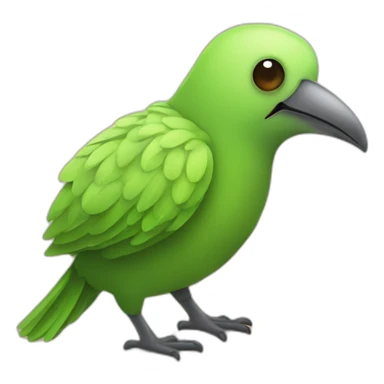 laser kiwi bird sticker
