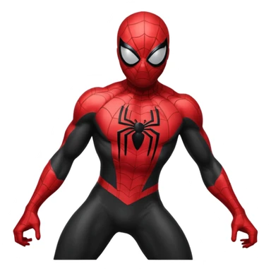 black spider man sticker