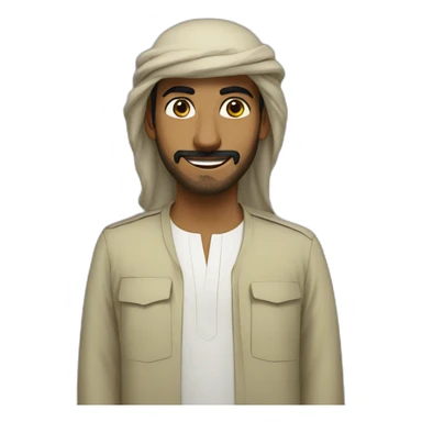 Saudi volunteers sticker