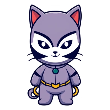 cat woman sticker