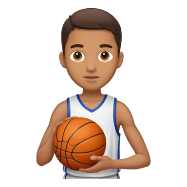 lenron holding basketball sticker