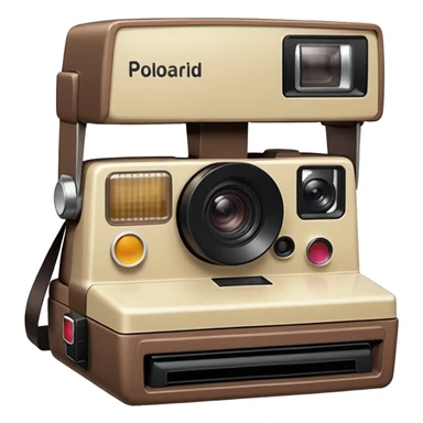 Photo taken with Polaroid camera sticker