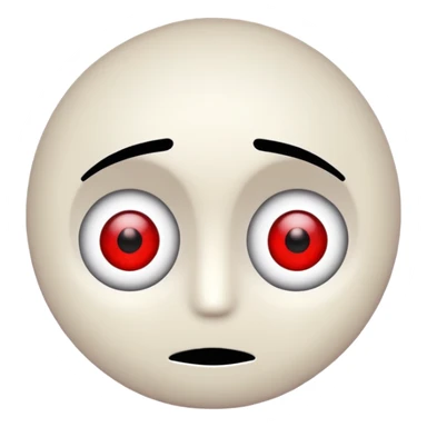 Make a stickman that is red and his eyes says kj sticker