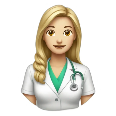 female nutritionist sticker