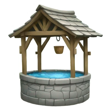wishing well sticker