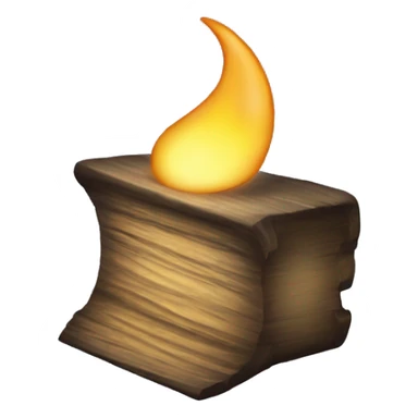 flickering litera A sticker