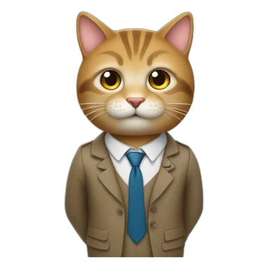 Un Chat qui pars a l ecole sticker