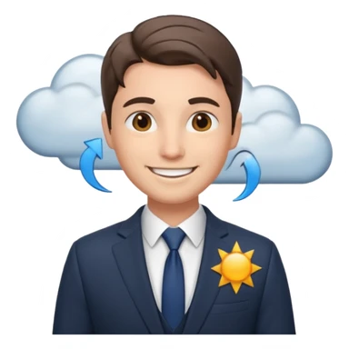 weather presenter sticker