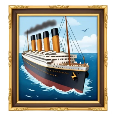 titanic catastrophe sticker