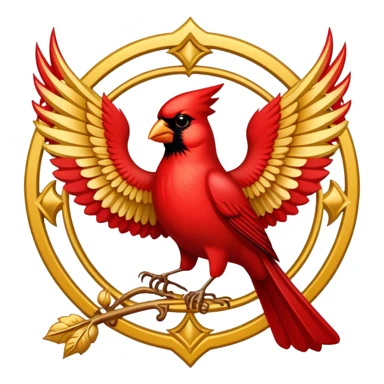 Cardinal's emblem sticker