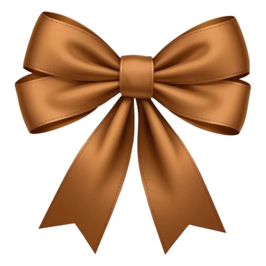 🎀 mude a cor do laço para marrom  sticker