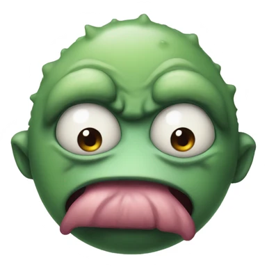 Snotty nose monster sticker