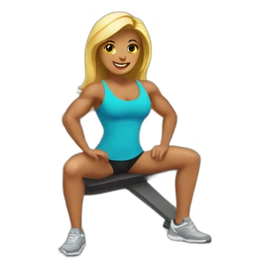 Fitness gym sticker