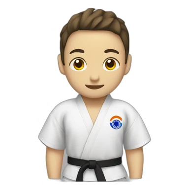 Judoka sticker