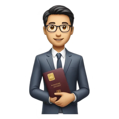 OnLoop young CEO holding Singapore passport sticker