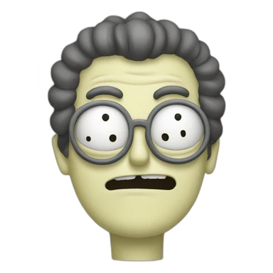 mr poopybutthole from ricka dn morty sticker