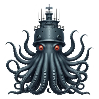 kraken batellship sticker
