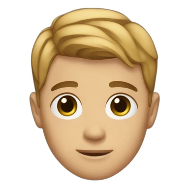 Maxime Richard with short hair sticker