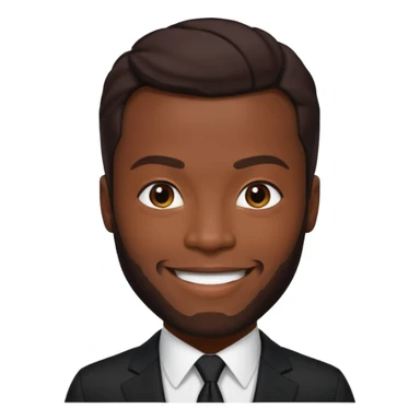 Yahya Abdul-Mateen II with dark brown hair sticker