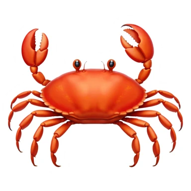 cute young crab, variation 4 sticker