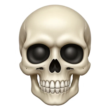 Skull with 🖕✌️ sticker