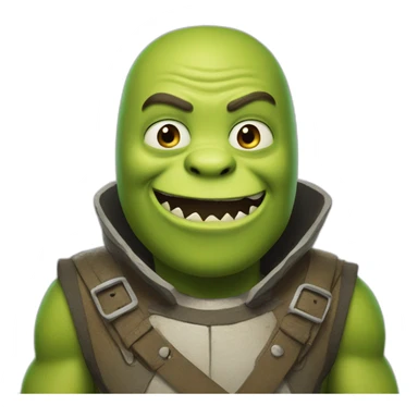 Sherk as rick aslye sticker
