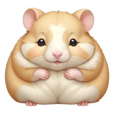 Meme-Worthy Cute Sleeping Cream Hamster Portrait Emoji, Head resting peacefully with a contented smile, showcasing a delightfully compact build and a luxuriously soft cream coat, eyes shut in a serene nap, Simplified yet hilariously adorable features, highly detailed, glowing with a soft, drowsy light, high shine, relaxed and utterly lovable, stylized with an air of playful laziness, bright and heartwarming, soft glowing outline, capturing the essence of a comically sleepy hamster, so meme-worthy it feels like it could instantly become the next viral sensation of adorable slumber! sticker