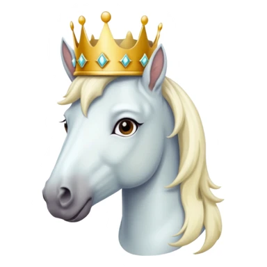 horse princess sticker