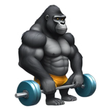 GYM-lover-GORILLA sticker