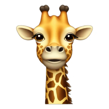 alcoholic giraffe sticker