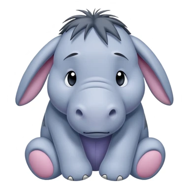 Eeyore from Winnie the Pooh sticker