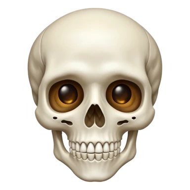 Mewing skeleton sticker