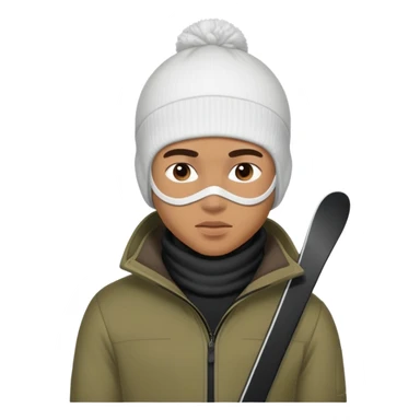 Lightskin boy with a skiimask sticker