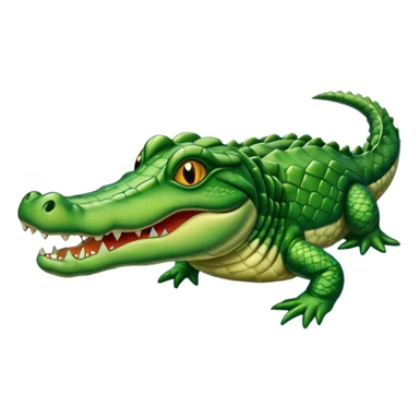 Alligator swimming  sticker