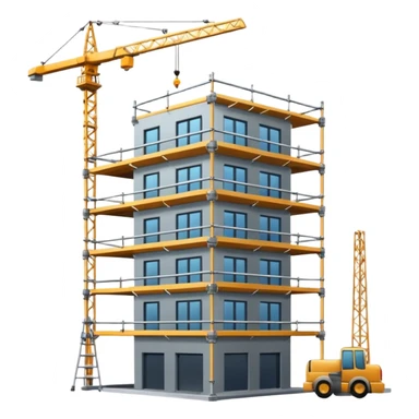 buildings under construction sticker