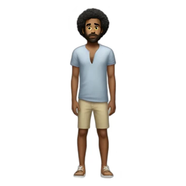 Childish gambino full body sticker