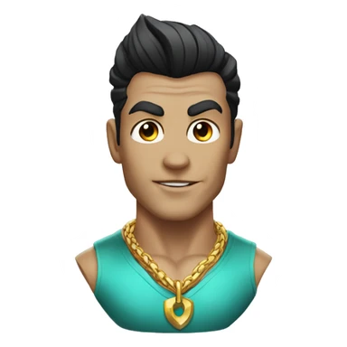 Namor with necklace sticker