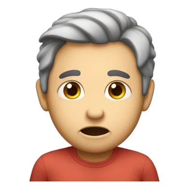 emoji puffed out cheeks due to insult sticker